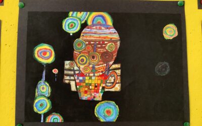 Hundertwasser-Kunstprojekt der 4a